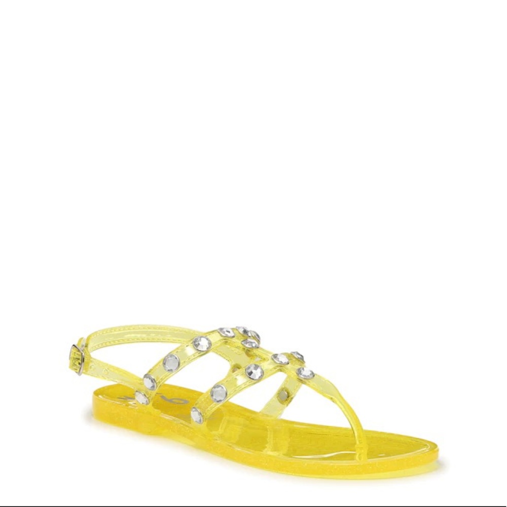 MIX NO. 6 GIRLS JAYDEN JELLY SANDAL YELLOW